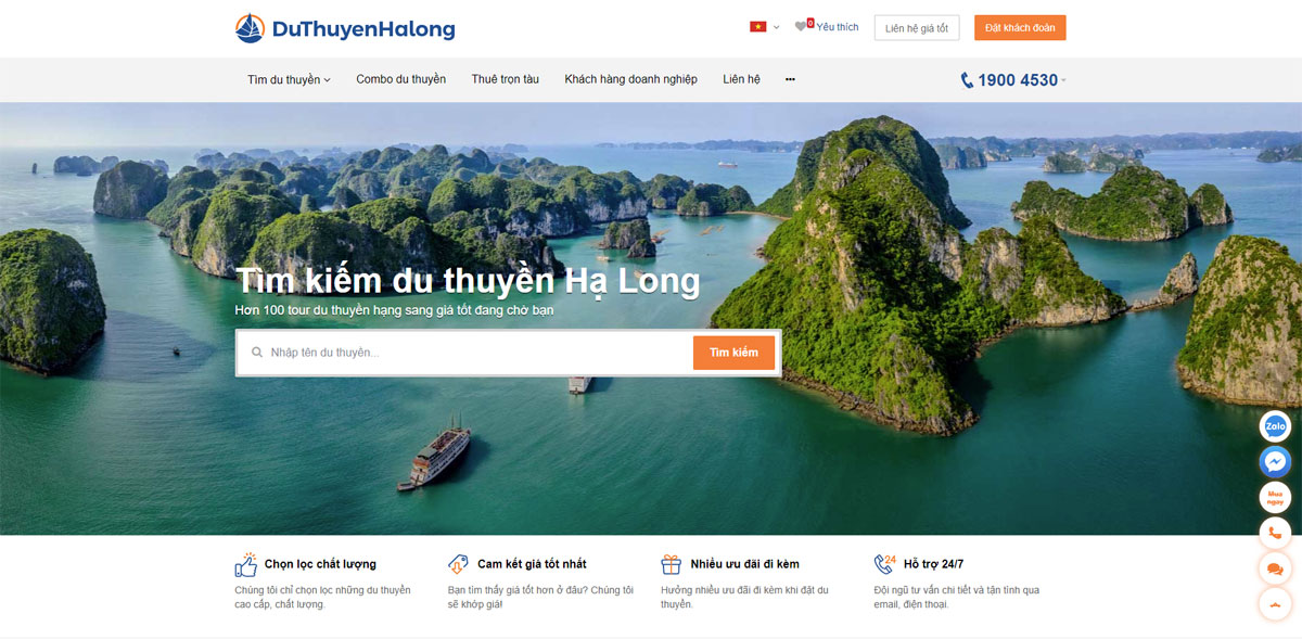 Website du thuyền