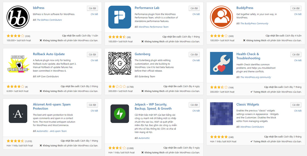 Plugin Wordpress thư viện
