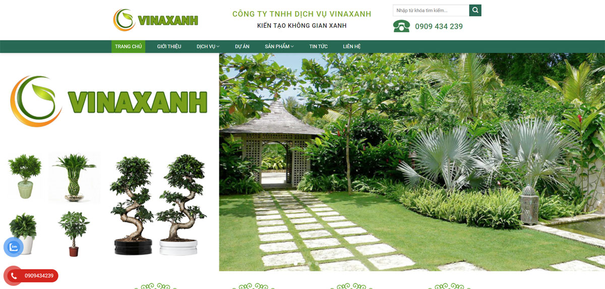 Website chăm sóc cây cảnh bonsai chuyên nghiệp