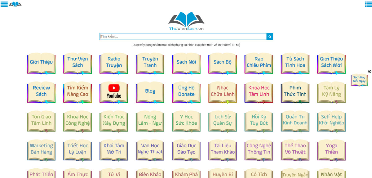 Website thư viện trực tuyến