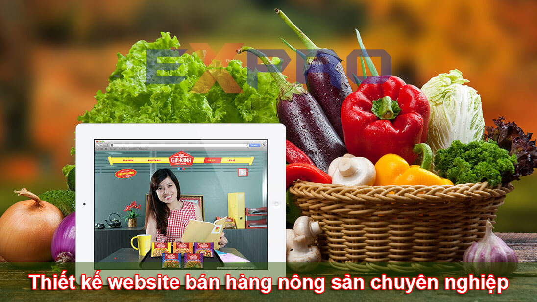 Thiết kế website bán nông sản chuyên nghiệp chuẩn SEO lên top Google