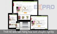 Thiết kế website bán hàng hoa tươi đẹp