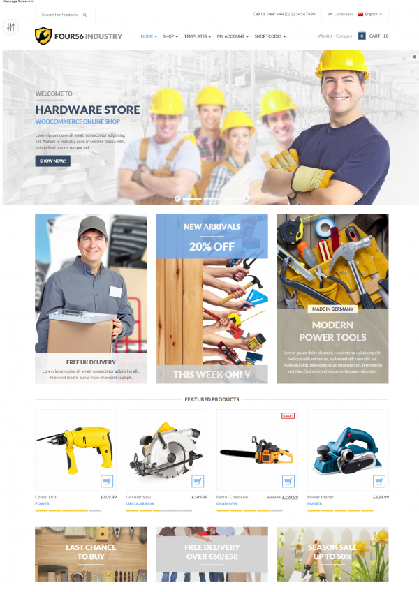 thiết kế website bảo hộ lao động