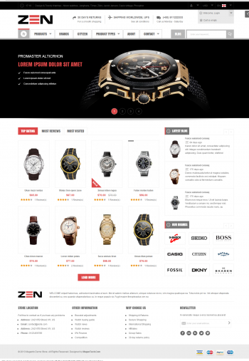 Thiết kế web bán đồng hồ